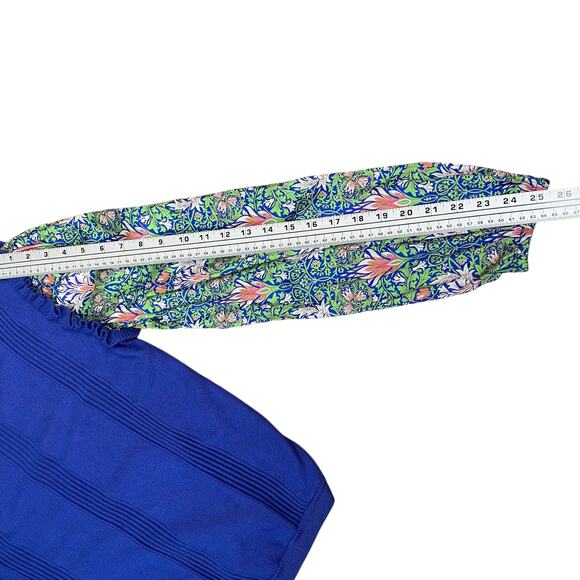 Anthropologie Current Air Twee Floral Nouveau Contrast Sweater Knit Top SZ M - Picture 16 of 16